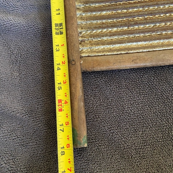 Vintage Wooden washboard by Columbus Wahboard Company - Picture 5 of 6